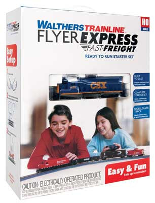 Walthers TrainLine HO 931-1212 Flyer Express Train Set CSX