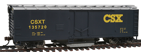 WalthersTrainline HO 931-1754 40' Plug-Door Ready to Run Track Cleaning Boxcar CSX CSXT #135720