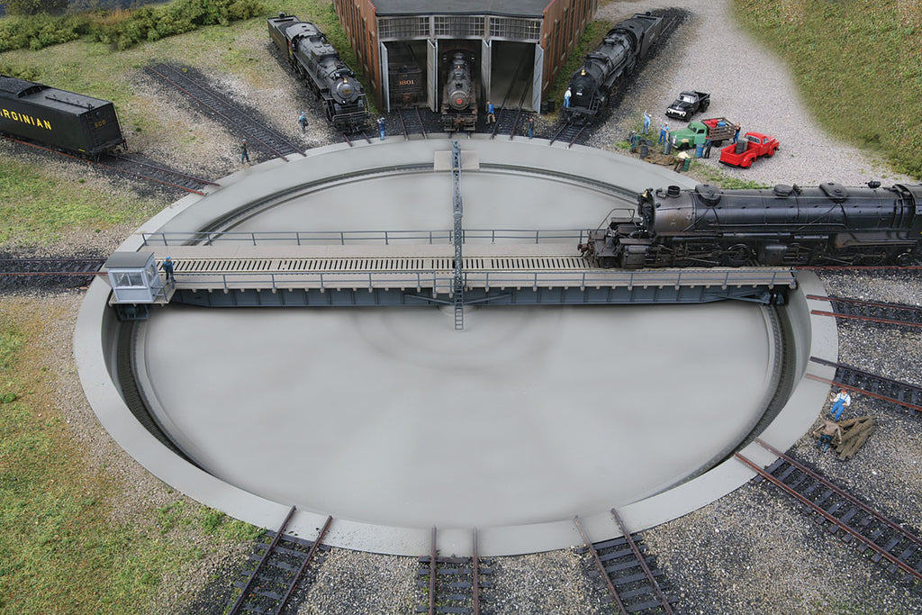 Walthers Cornerstone HO 933-2859 DC/DCC Motorized 130' Turntable