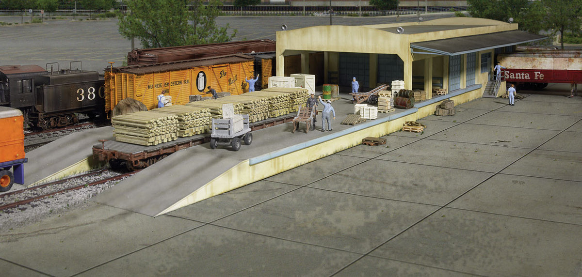 Walthers Cornerstone HO 933-2918 Open Air Transload Building - Kit