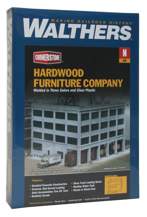 Walthers Cornerstone N 933-3232 Hardwood Furniture Company - Kit