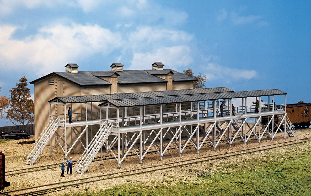 Walthers Cornerstone N 933-3245 Ice House & Icing Platforms - Kit