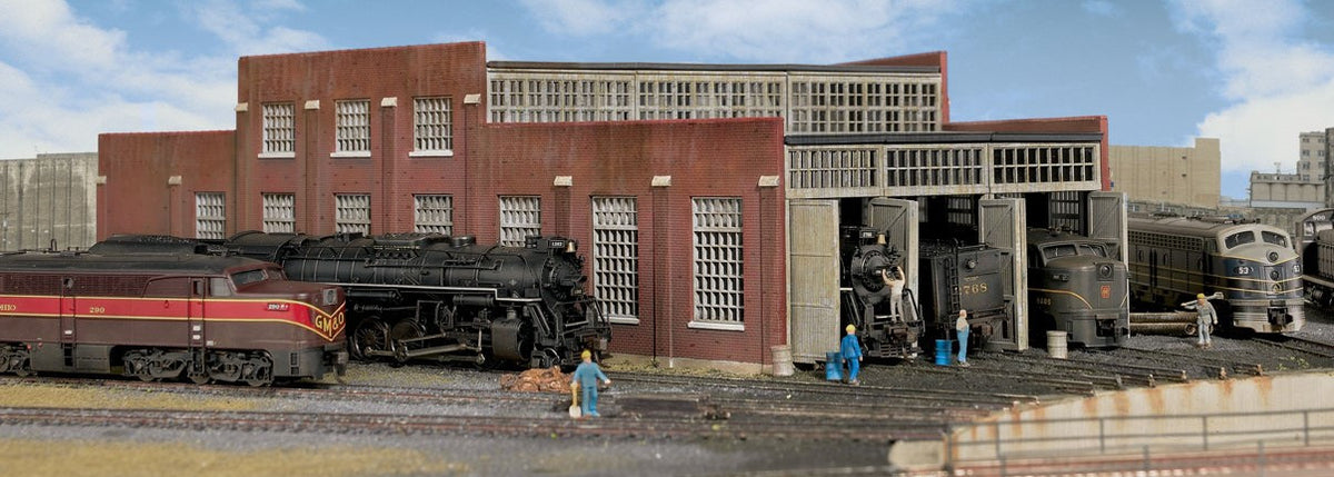 Walthers Cornerstone N 933-3261 Modern Roundhouse 3 Add-On Stalls - Kit