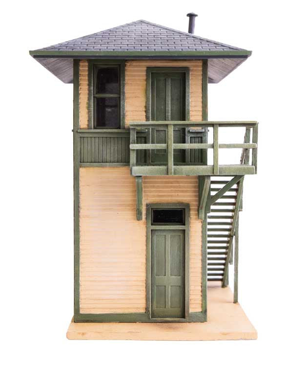 Walthers Cornerstone HO 933-3556 Trackside Signal Tower - Kit
