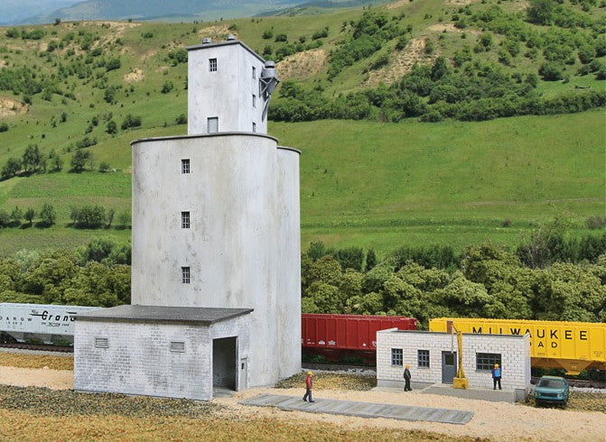 Walthers Cornerstone N 933-3860 Prairie Co-Op Elevator - Kit