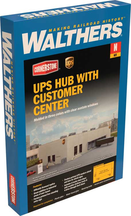Walthers Cornerstone N 933-3863 UPS Hub with Customer Center - Kit