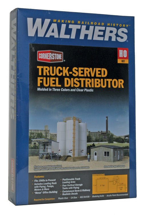 Walthers Cornerstone HO 933-4038 Truck-Served Fuel Distributor - Kit