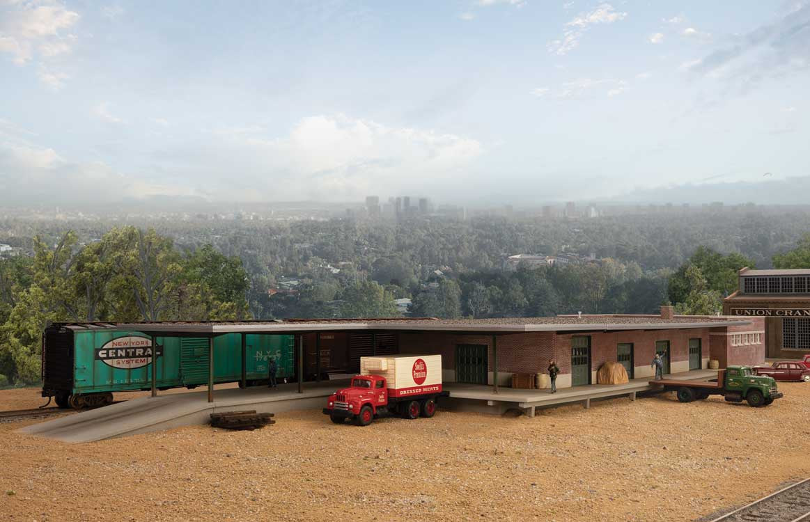Walthers Cornerstone HO 933-4065 Mid-Century Modern Freight Station - Kit