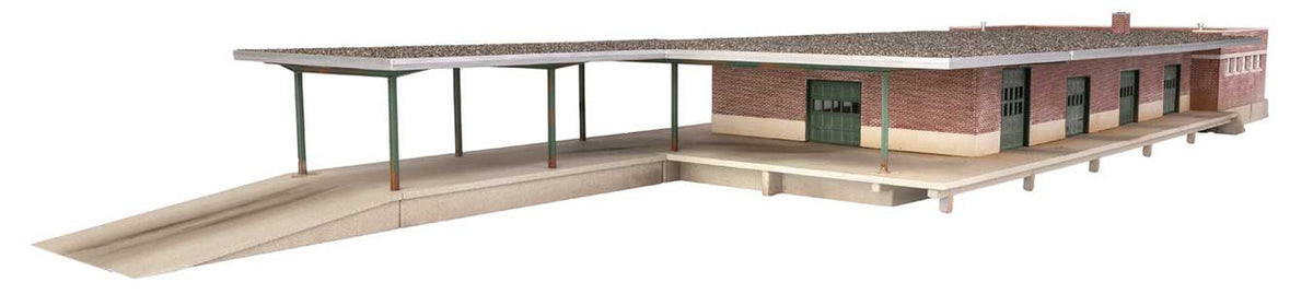 Walthers Cornerstone HO 933-4065 Mid-Century Modern Freight Station - Kit