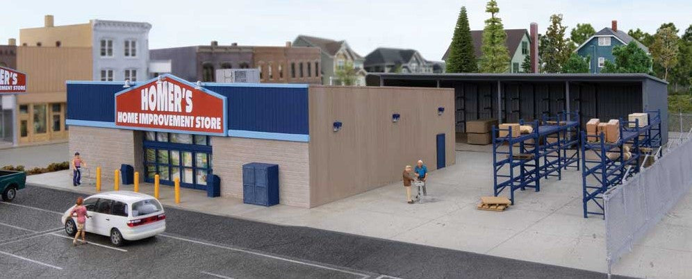 Walthers Cornerstone HO 933-4119 Hardware and Lumber Store - Kit