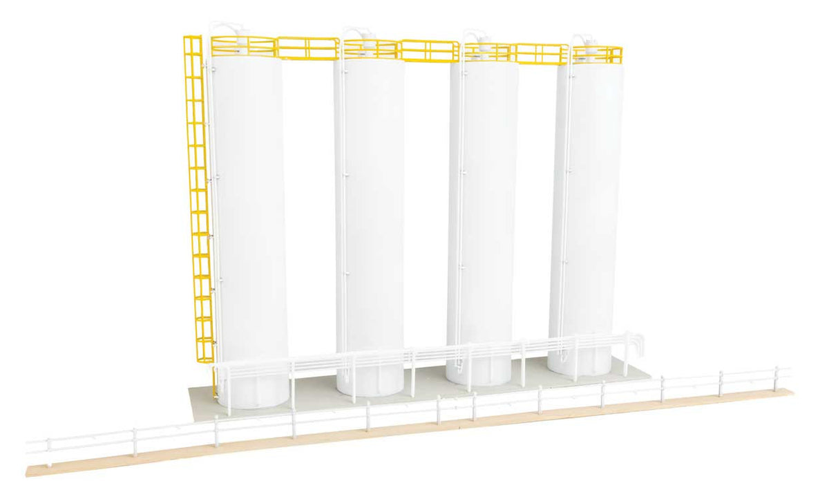 Walthers Cornerstone HO 933-4146 Plastic Pellet Plant Background Building - Kit