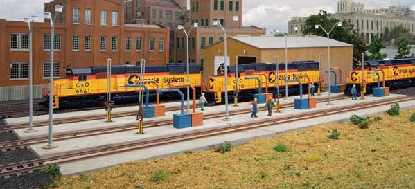 Walthers Cornerstone HO 933-4161 Modern Diesel Fueling Facility - Kit