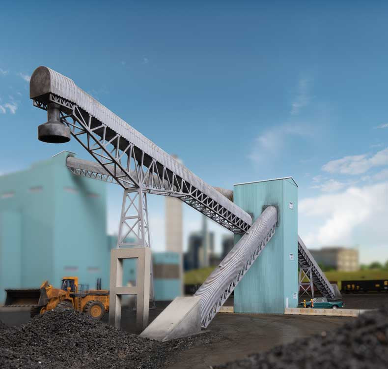 Walthers Cornerstone HO 933-4171 Conveyors with Transfer House - Kit