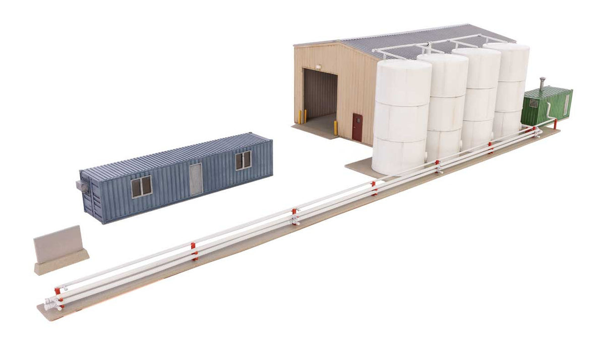 Walthers Cornerstone HO 933-4181 Corn Syrup Transfer - Transload Facility - Kit