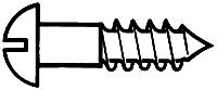 Walthers Tools & Screws 947-1198 #2 Brass or Brass-Plated Wood Screws 3/8 x .086 inch - 0.95 x 0.22 cm - 24 per package