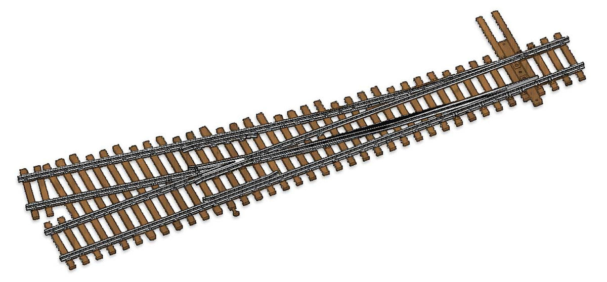 WalthersTrack HO 948-10014 Code 100 Nickel Silver DCC Friendly Number 4 Turnout - Right Hand
