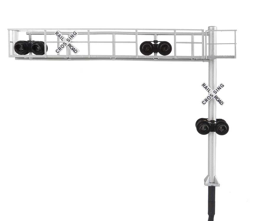 Walthers HO 949-4330 Modern Cantilever Grade Crossing Signal - Two Lane
