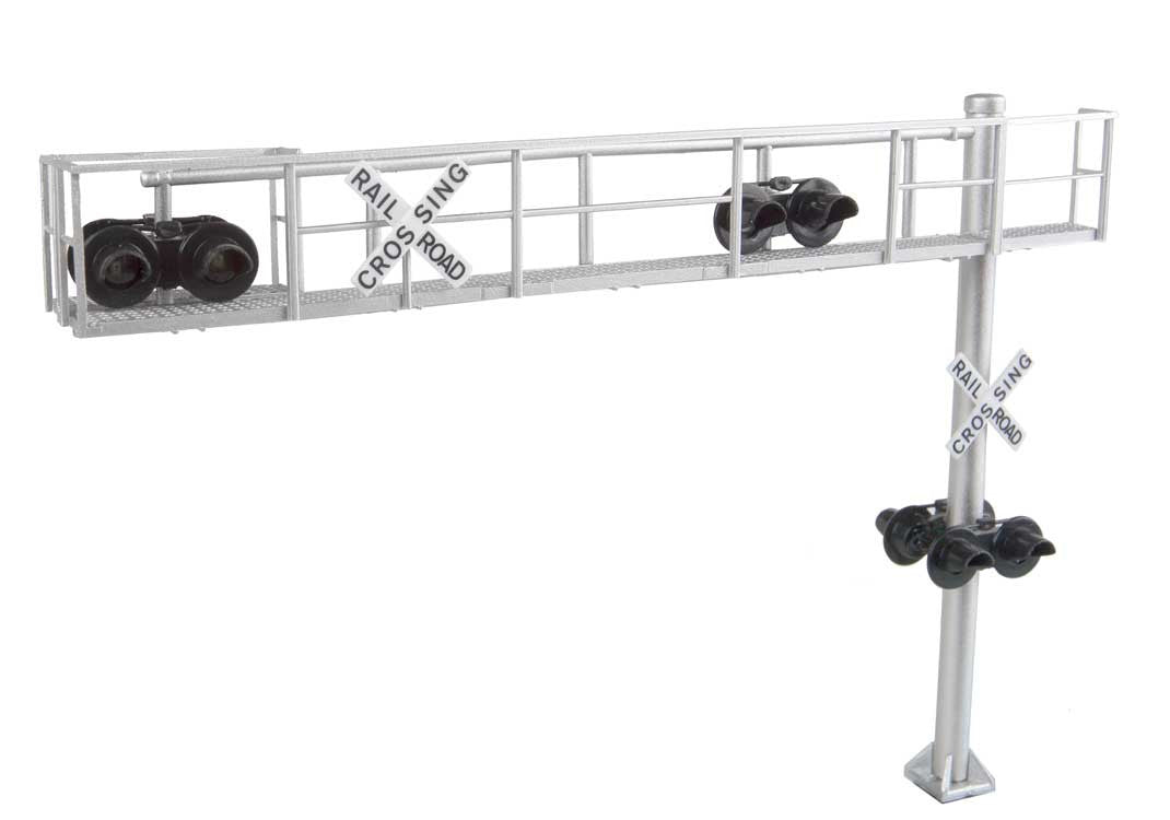 Walthers HO 949-4330 Modern Cantilever Grade Crossing Signal - Two Lane