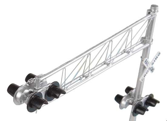 Walthers HO 949-4332 Post - 60s Cantilever Grade Crossing Signal - Single Lane