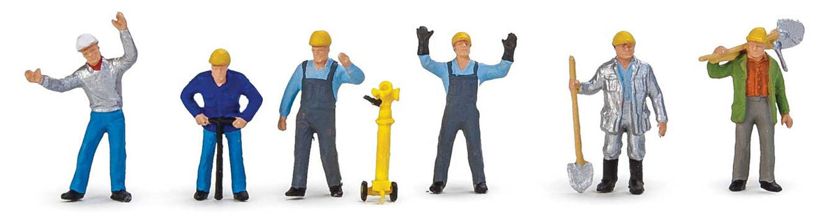 Walthers SceneMaster HO 949-6087 Steel Mill Day Crew 6-Pcs
