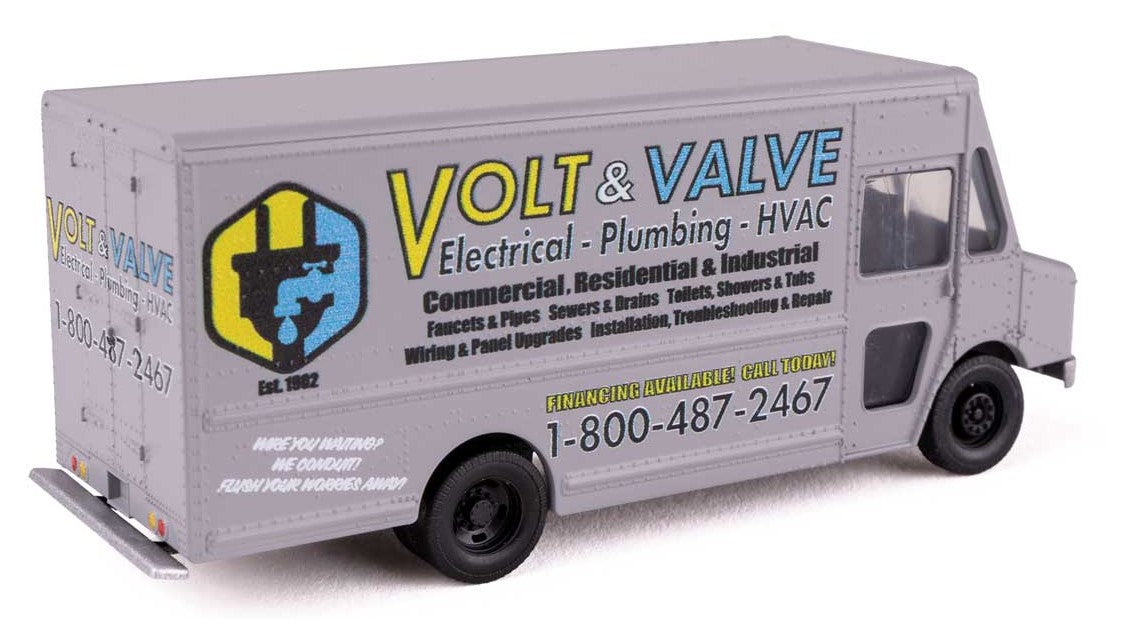 Walthers Scenemaster HO 949-12118 Morgan Olson Route Star Van Volt & Valve