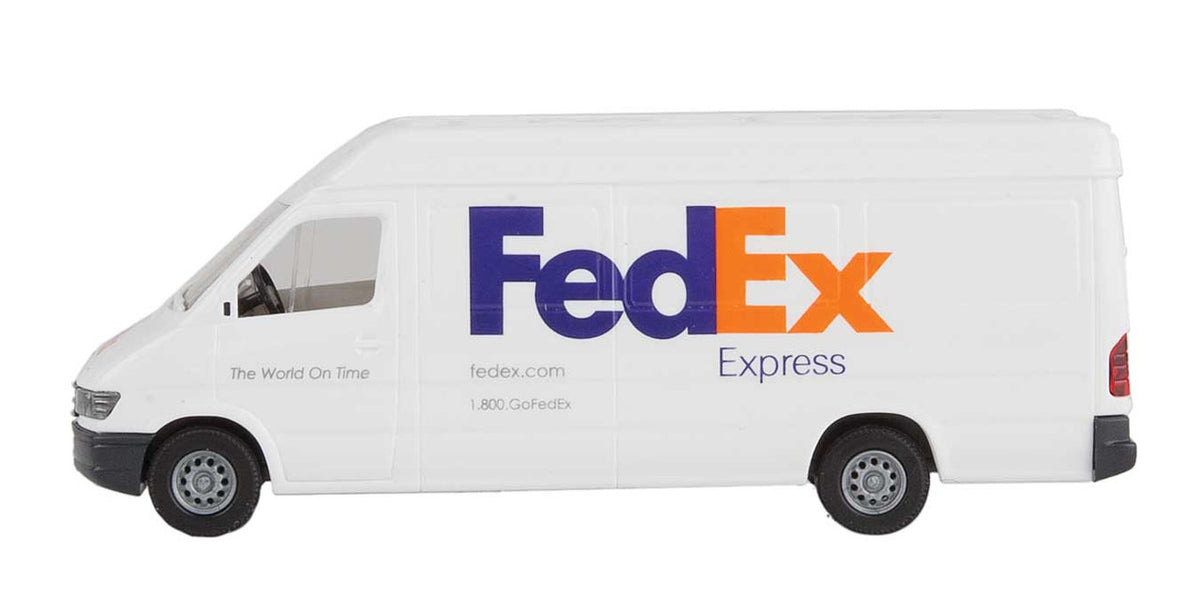 Walthers SceneMaster HO 949-12203 Delivery Van - Assembled - FedEx Express