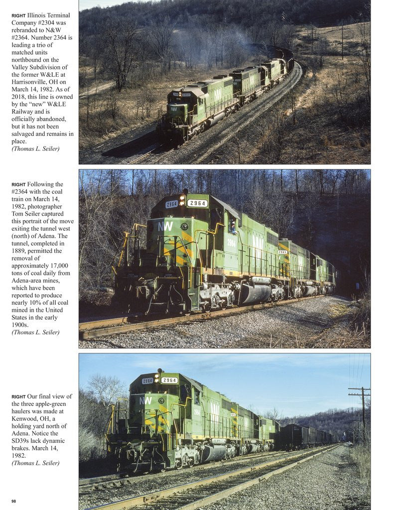 Morning Sun Books 1683 Norfolk & Western Railway in Color Volume 3 1955-82 2nd Generation Road Switchers and Newer Power