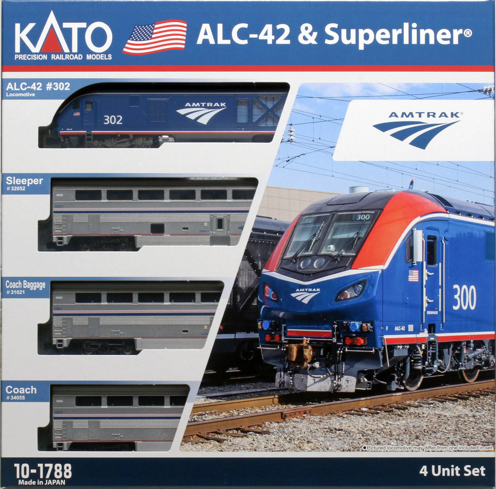 Kato N 101-788 DCC Ready Siemens ALC-42 Charger & Superliner Phase