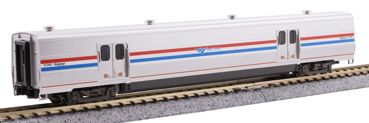 Kato N 106-0965 Amtrak Viewliner II Baggage "Phase III" Paint Scheme AMTK #61065