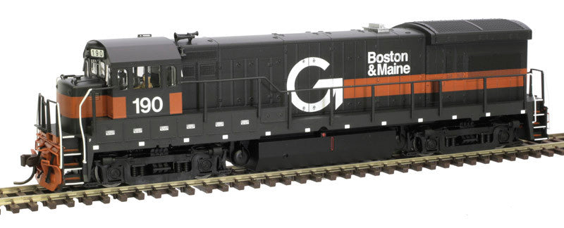 Atlas Master HO 10003780 Silver Series DCC Ready GE U33B Locomotive Guilford Boston & Maine B&M #192