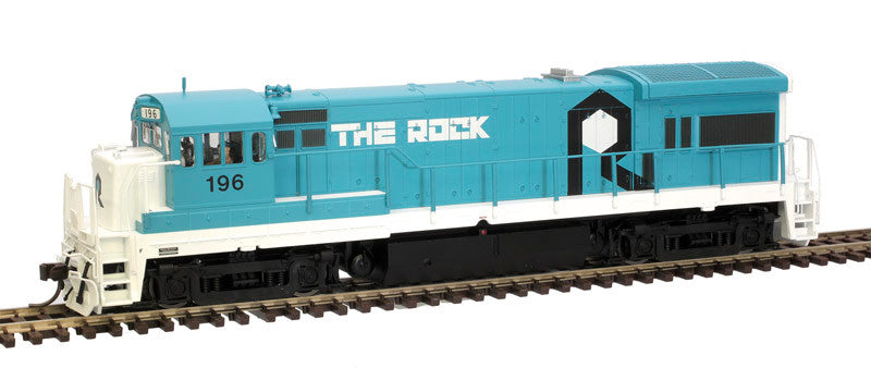 Atlas Master HO 10003781 Silver Series DCC Ready GE U33B Locomotive Rock Island ROCK #195