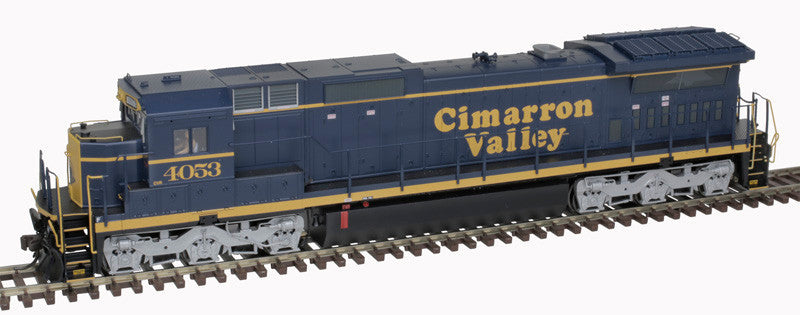 Atlas Master Gold Series HO 10004196 DCC/ESU LokSound V5 Equipped GE DASH 8-40C Locomotive w/Front Ditch Lights Cimarron Valley #4053