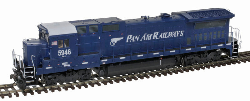 Atlas Master Silver Series HO 10004298 DCC Ready GE Dash 8-40B Locomotive w/ Front & Rear Ditchlights Pan Am Railways MEC #5943