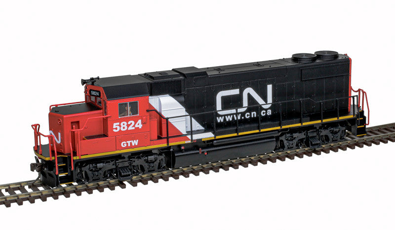 Atlas Trainman Silver HO 10004555 DCC Ready GP38-2 Locomotive Canadian National GTW #5816