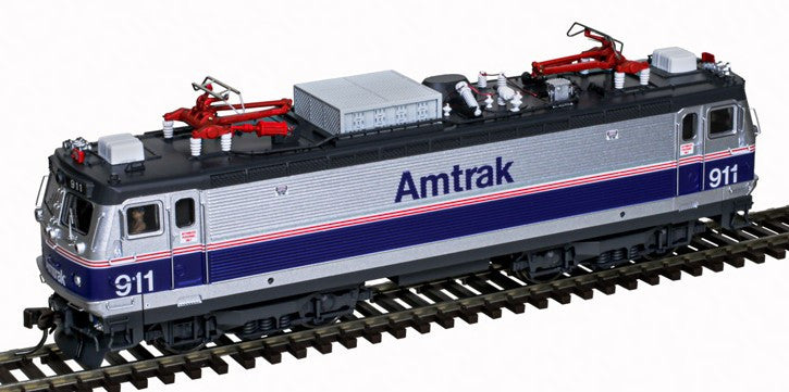 Atlas Master Silver Series HO 10004631 DCC Ready AEM-7 Electric Locomotive Amtrak 'Phase IV Scheme' AMTK #911