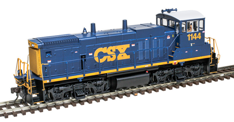 Atlas Master Silver Series HO 10004845 DCC Ready EMD MP15DC Locomotive with ditch lights CSX "YN3" Scheme CSX #1147