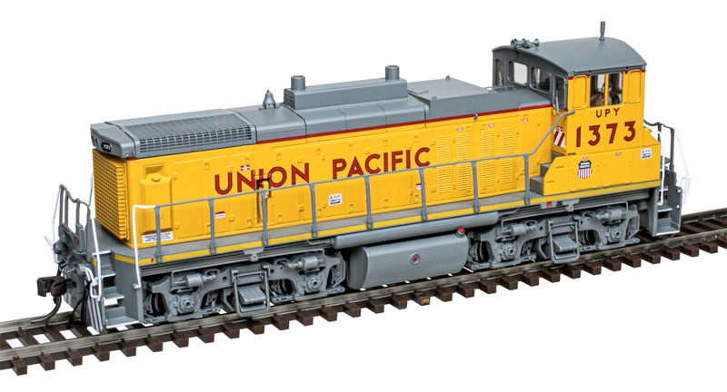 Atlas Master Silver Series HO 10004850 DCC Ready EMD MP15DC Locomotive with ditch lights Union Pacific w/Yellow Sill UP #1373