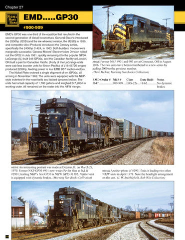 Morning Sun Books 1747 Nickel Plate Power In Color 1940-1964