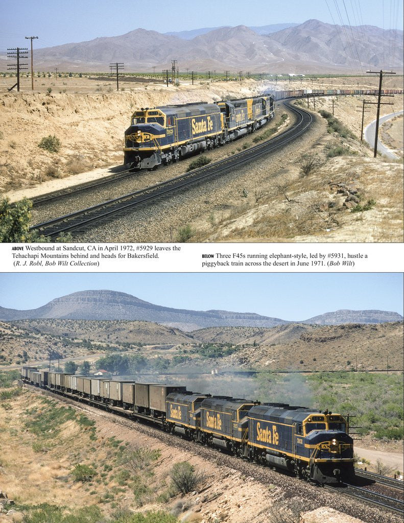 Morning Sun Books 1687 Santa Fe Power In Color Volume 2: Electro Motive E, F & Cowl Units
