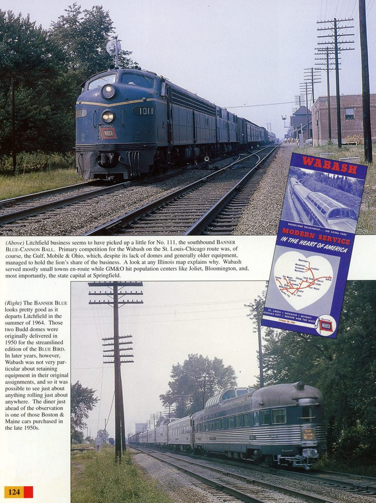 Morning Sun Books 1239 Trackside Around Illinois 1960-1973 with George Strombeck