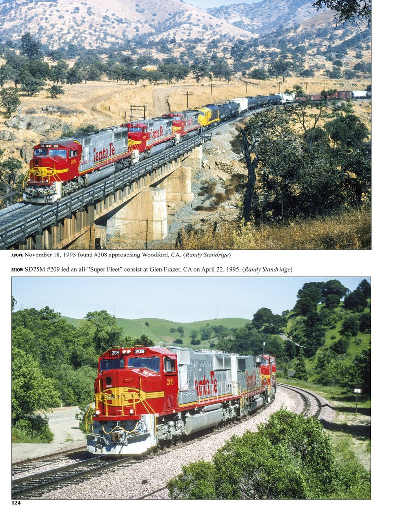 Morning Sun Books 1716 Santa Fe Power In Color Volume 4: Electro-Motive Six-Axle Hood Units