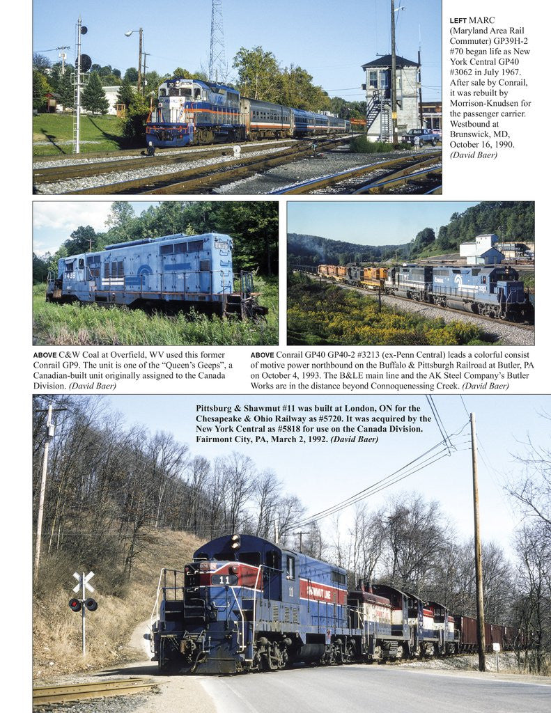 Morning Sun Books 1721 Penn Central in the Conrail Era Volume 4: 1990-1994