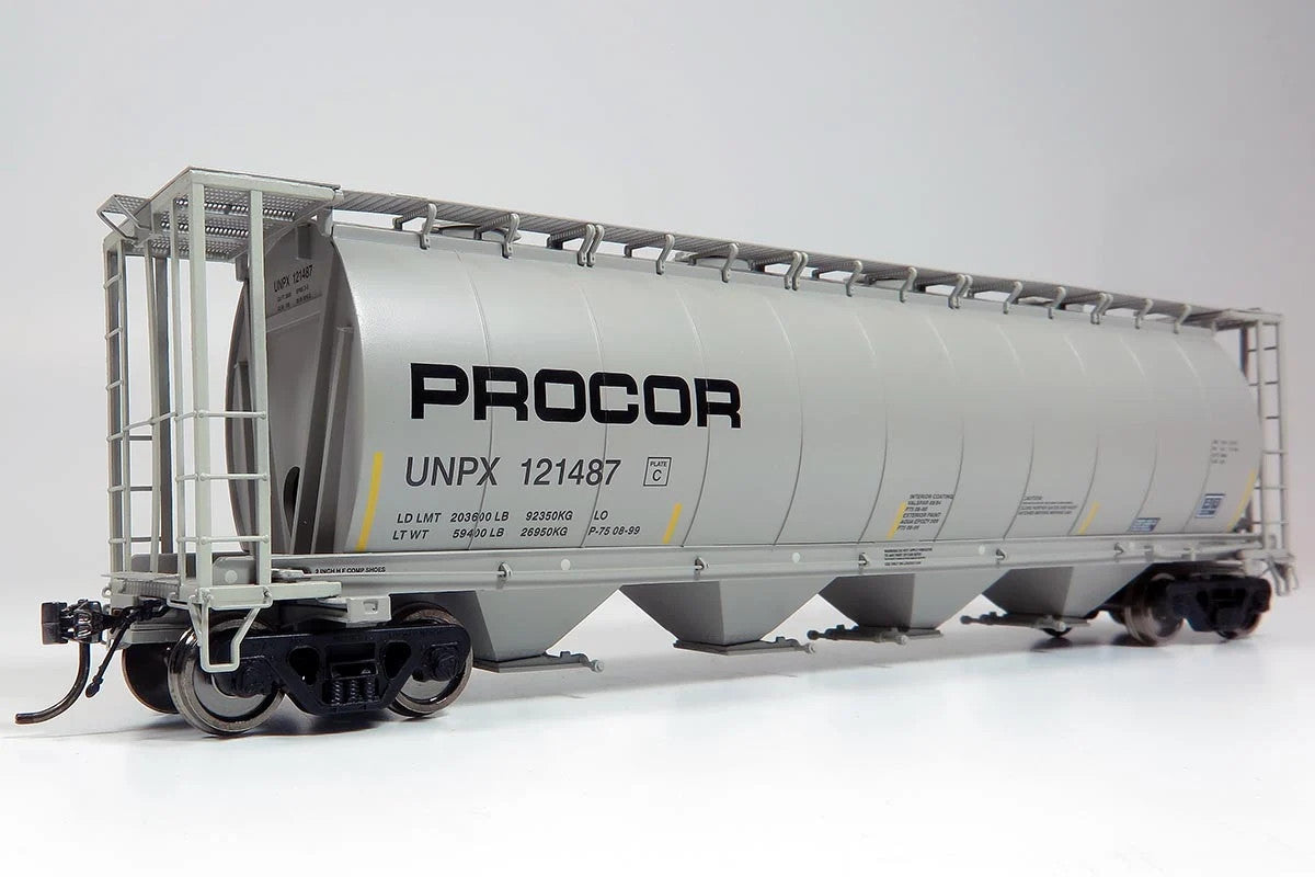 Rapido Trains Inc HO 127030-121466 NSC 3800cuft Covered Hopper Procor Black Logo UNPX #121466
