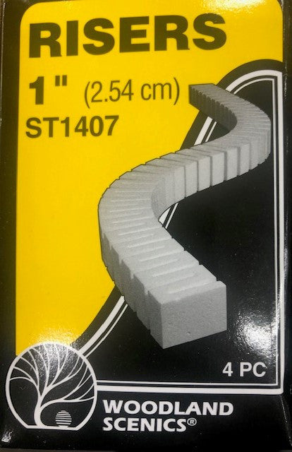 Woodland Scenics ST14407B Risers Bulk Pack - 1 inch