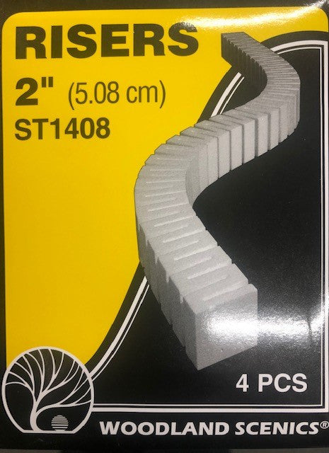 Woodland Scenics ST14408B Risers Bulk Pack - 2 inch