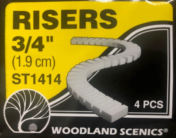 Woodland Scenics ST14414B Risers Bulk Pack - 3/4 inch