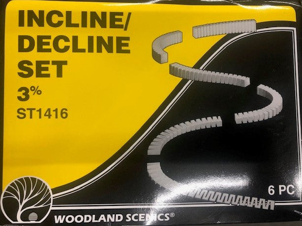 Woodland Scenics ST1416 3% Incline/Decline Set