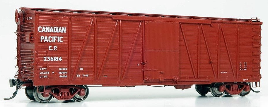 Rapido Trains Inc HO 142104-236267 USRA Single-Sheathed 'Clone' Boxcar Canadian Pacific 'Late Post-1960 Lettering' CP #236267