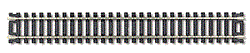 Atlas HO 822 Code 100 Snap Track Nickel-Silver Rail Black Ties 6" Straight - 4-Pack