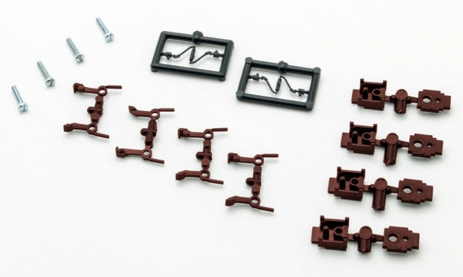 Micro Trains Line N 00125301 (1301-10-B) True-Scale Couplers with Long Shank Brown - 10 Pair